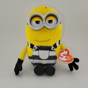 TY Beanie Babies Despicable Me 3 Tom Stuffed Plush Minion Doll 7"